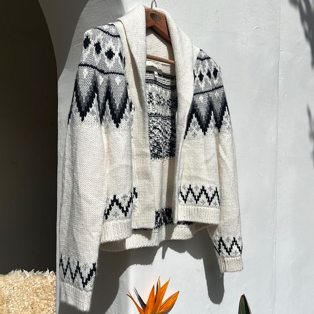 The Great Nordic alpaca/wool cardigan sz1
